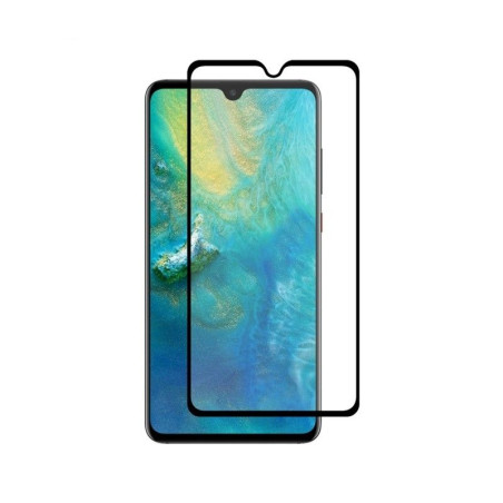 PROTECTOR DE PANTALLA CRISTAL TEMPLADO 3D NEGRO PARA HUAWEI MATE 20
